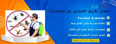 أفضل طرق التخلص من الحشرات