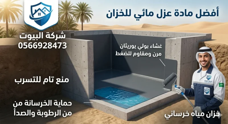 أفضل مادة تمنع تسرب الماء من الخزان