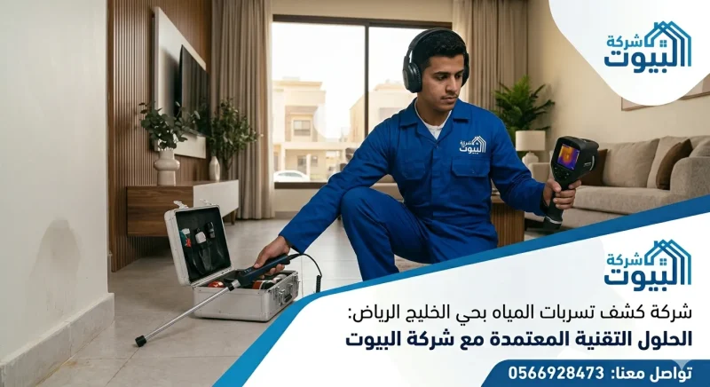 شركة كشف تسربات المياه بحي الخليج الرياض