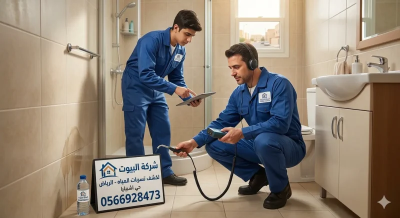 كشف تسربات المياه بحي اشبيليا الرياض