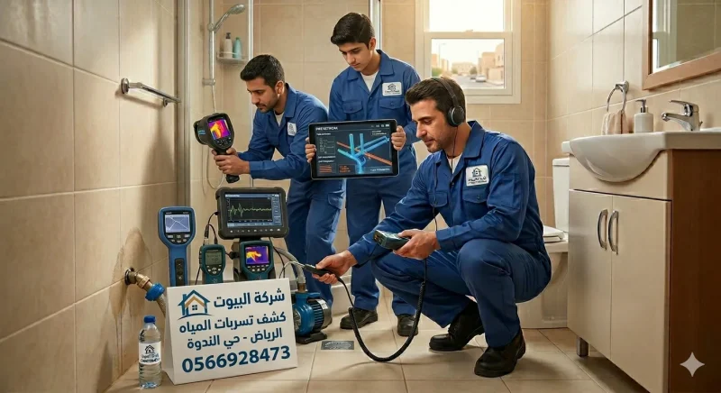 كشف تسربات المياه بحي الندوة الرياض