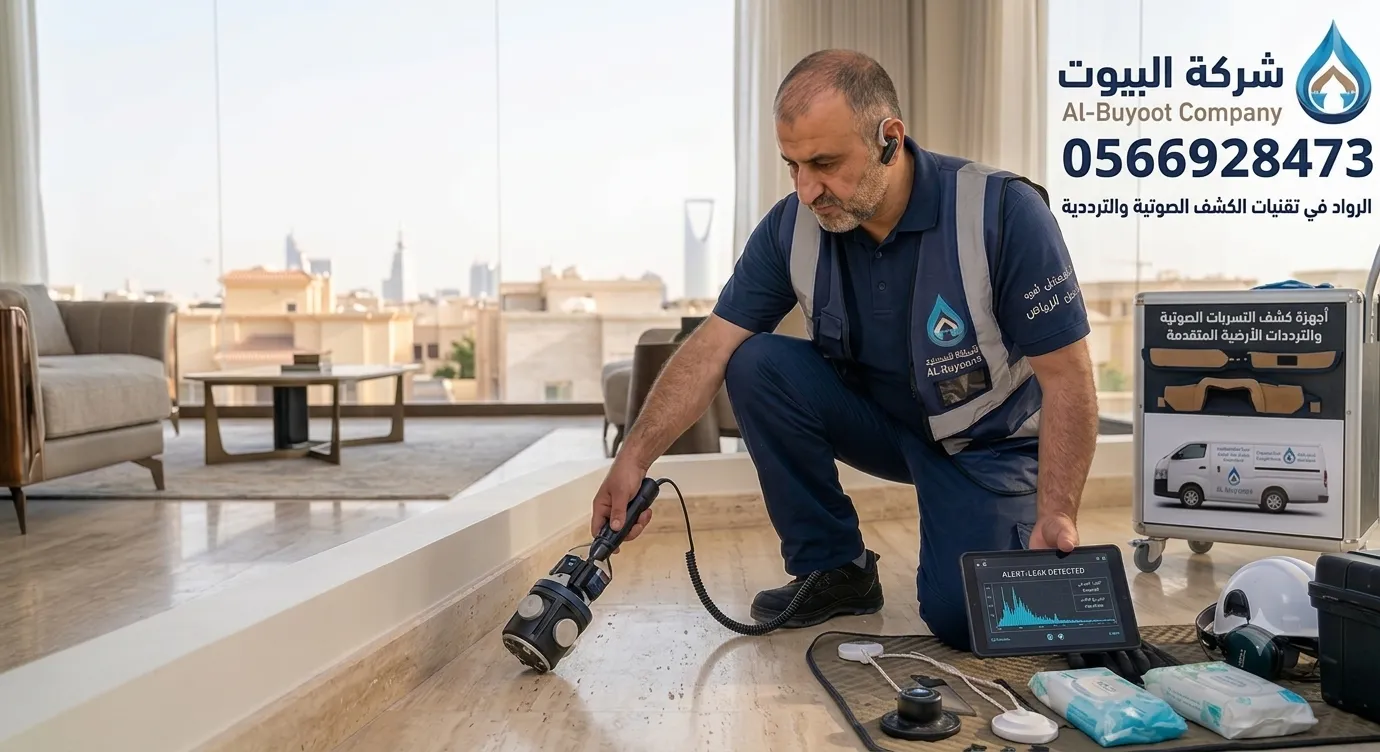كشف تسربات الأسطح بالرياض