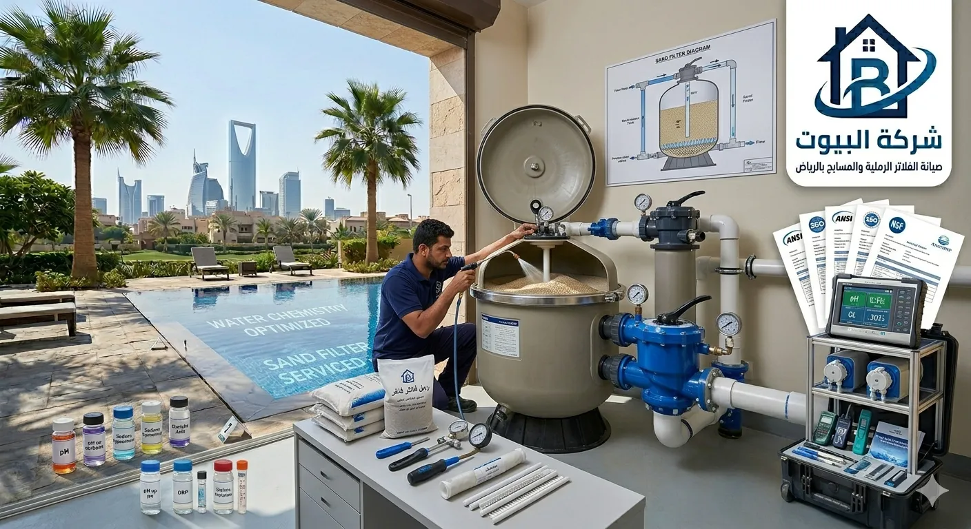 صيانة الفلاتر الرملية ($Sand Filters$)