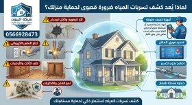 لماذا يُعد كشف تسربات المياه ضرورة قصوى لحماية منزلك